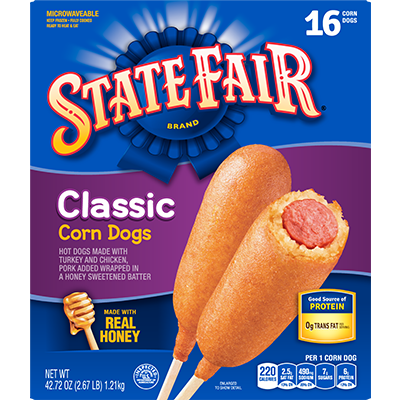 State Fair Classic corn dogs packaging